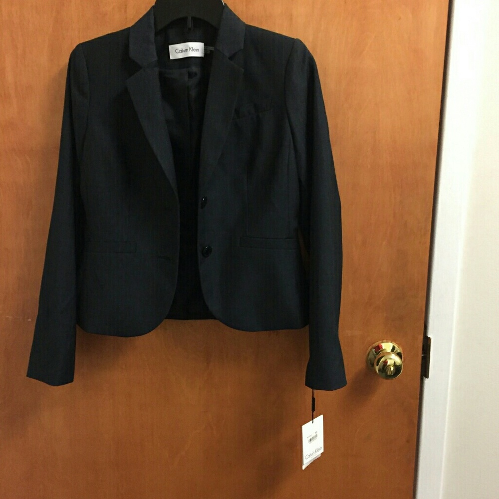 Calvin Klein NEW Gray Women's Blazer